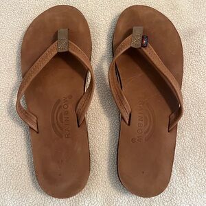 Rainbow Tan Leather Sandals